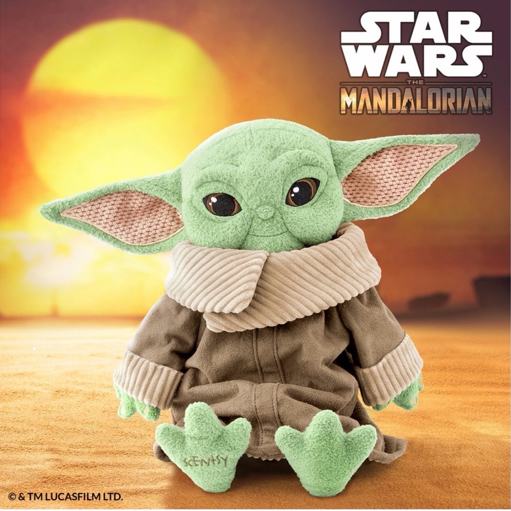 Star Wars Grogu Plush - Green with Tan Robe